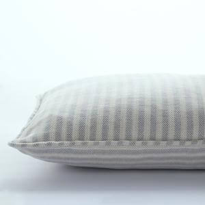 Laura Ashley Cornish Chenille Stripe Natural/Slate Blue Cushion